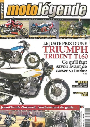 Moto legende 231 triumph - legende, n°231