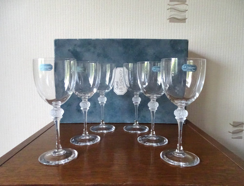 Verres vin cristal - à,
