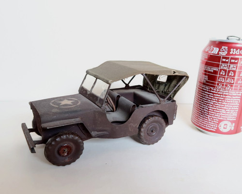 Rare jeep tole soudée - en,