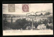 Old postcard Romorantin, La Manufacture de draps 1904 