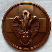 Médaille PÉLICAN CROIX ROUGE BELGIQUE OBSOLÈTE BELGIUM RED CROSS BRONZE MEDAL 