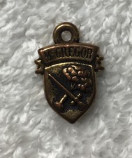 Vintage McGregor Coat-of-Arms Shield coat zipper pull charm pendant Royce NY