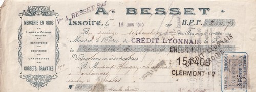 Old invoice 1910 - 🦬old,