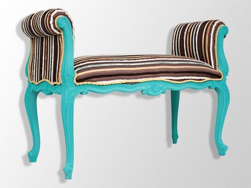 Banquette déco style - banquette, xv
