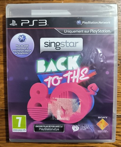 Singstar back the 80s ps3 - singstar,