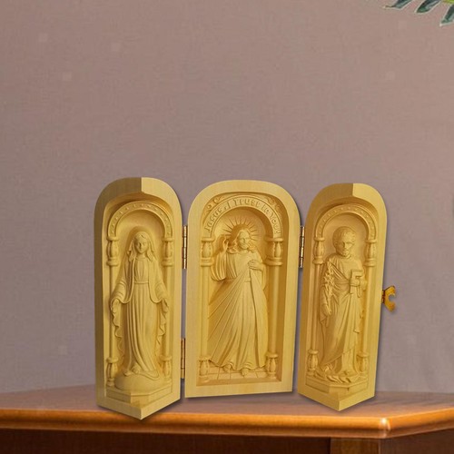 Coffret triptyque sacramentel