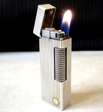 Briquet Ancien -- Dunhill RollaGas -- Vintage Gas Lighter Feuerzeug Accendino