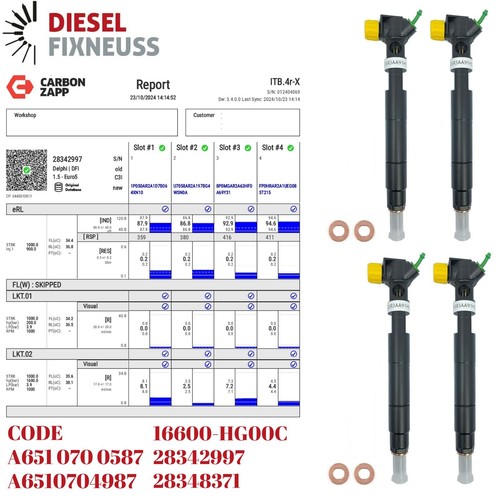 Injecteur a6510700587 w204 - injecteur,