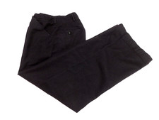 WWII Named US Navy Pants 32 Short Wool Wide Leg Service Dress Blue Uniform
