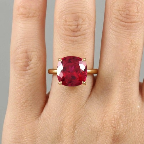 Natural ruby ring 925 sterling - ruby,
