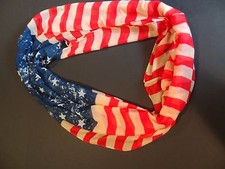 NWT American Flag Infinity Scarf