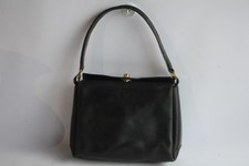 GUCCI Sac à main cuir noir