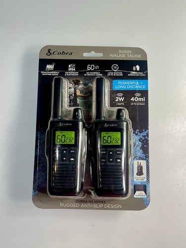 Cobra rx685 walkie talkies - rx685,