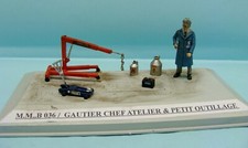 M.M.B 036 / RESIN KIT / GAUTIER CHEF WORKSHOP & SMALL TOOLS 1/43