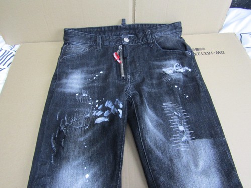 Dsquared2 men black denim - black,