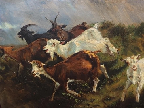 Tableau ancien peinture - ancien, huile