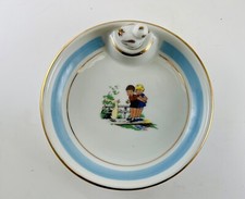 Vintage Limoges Baby Porcelain Heating Plate