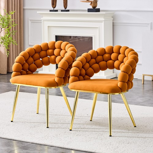 Set orange velvet bubble - set, of