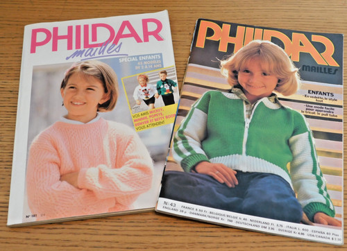 Lot magazine phildar - lot, mailles
