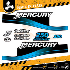 Décalcomanies adhésif Moteur hors-bord Mercury 250 Ch - Saltwater A
