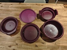 TUPPERWARE  micro vap violet 5 Pieces 