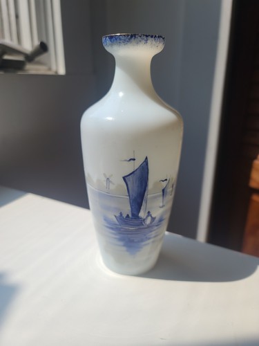 Antique opaline glass vase - opaline,