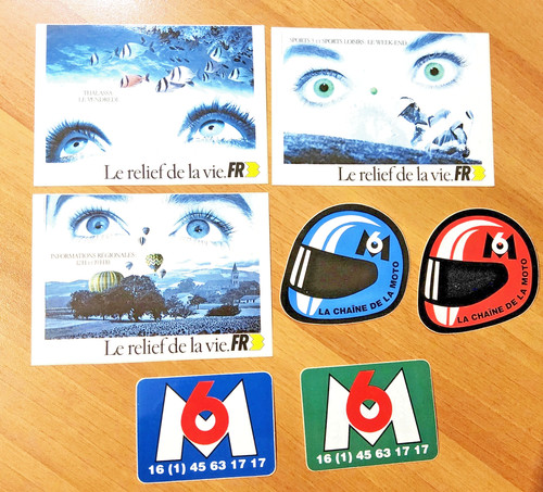 Lot autocollants fr3 - lot, 7
