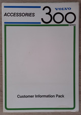 Volvo 300 Series Accessories Brochure + Price List 1982 - 343  345  R Sport