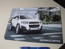 CHEVROLET CAPTIVA Japanese Brochure 2011/07 Daewoo Winstorm Holden Captiva