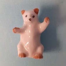 FEVE ancienne OURS dressé Hr 2,7cm porcelaine  région PACA