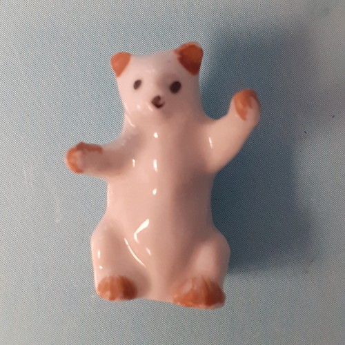 Feve ancienne ours dressé - ours,