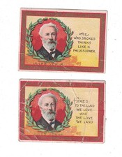1911 Mogul Toast Series T112 426-500 Jules Verne- 2 Different Cards