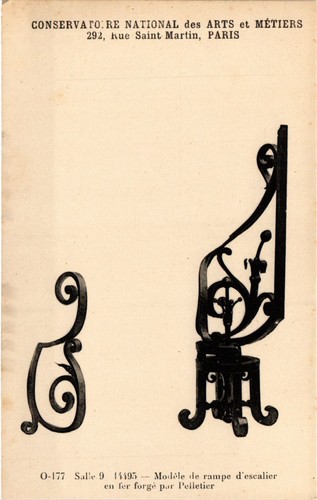 Cpa paris cnam rampe - paris,