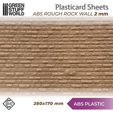 Plaque Plasticard texturé MUR