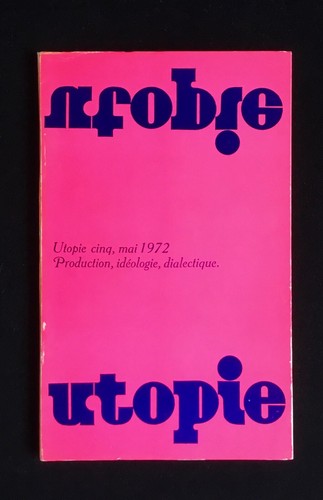 Revue utopie cinq - -, 1972