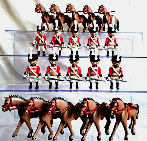 Playmobil soldats hussards - 10,