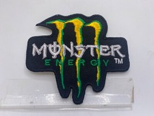 MONSTER ENERGY  NEW EMBROIDERED IRON ON ON NAME PATCH  TAG  3 X 3-1/2