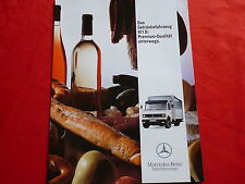 Mercedes T2 large van 811 D beverage vehicle brochure from 1993