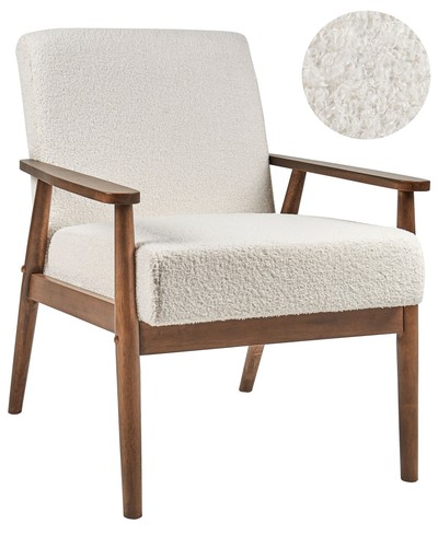 Fauteuil rétro bouclé - rétro, en
