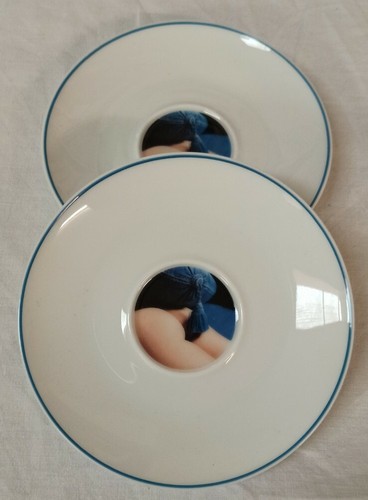 Soucoupes porcelaine - ,