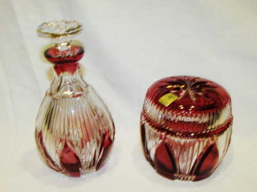 Bohemian crystal red toilet - bohemian,