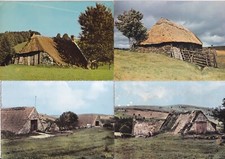 Lot of 4 postcards postcard 10x15cm AUVERGNE PUY-DE-DOME farm buron 2