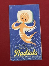 Old RADIOLA Radio TSF Advertising Sheet