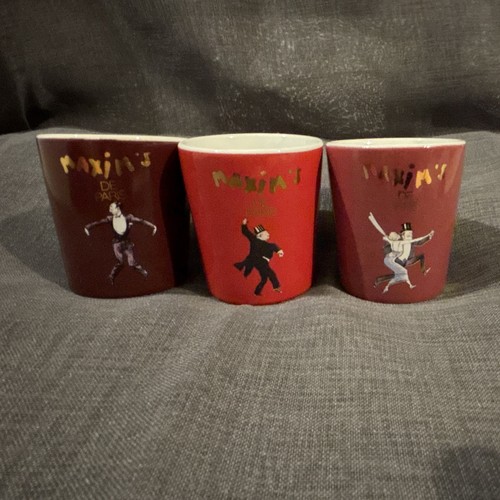Maxim paris lot 3 tasses - paris,