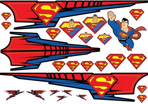 Planche superman drift - superman,, rc