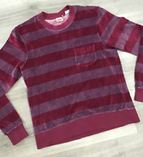 LevI's LVC Louisville Striped Velour Crew Sweatshirt - Size S - Tonal Purple