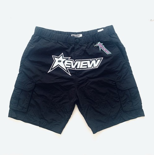 Short cargo y2k nylon noir - short,