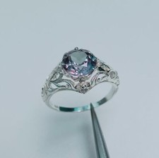 Bague en alexandrite, bague en