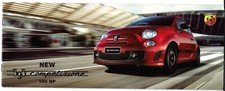 Abarth 595 Competizione 2015-16 UK Market Sales Brochure Fiat 500