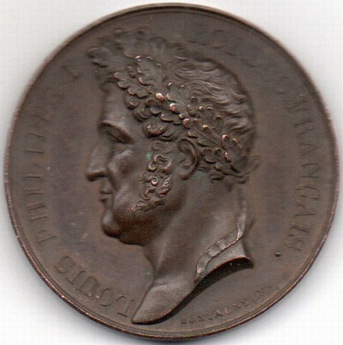 Louis philippe médaille - louis,